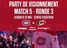 CV Party de visionnement Canadiens VS Hurricanes match5 800x580